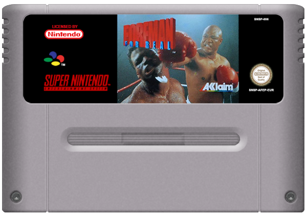 Foreman For Real media 7 for Super Famicom